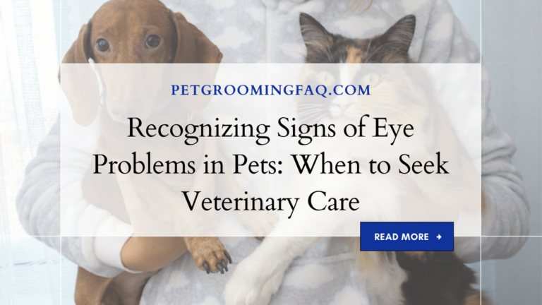 Recognizing Signs yKYf of Eye yKYf Problems in yKYf Pets: When yKYf to Seek yKYf Veterinary Care