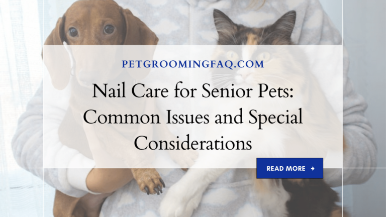 Nail Care yKYf for Senior yKYf Pets: Common yKYf Issues and yKYf Special Considerations